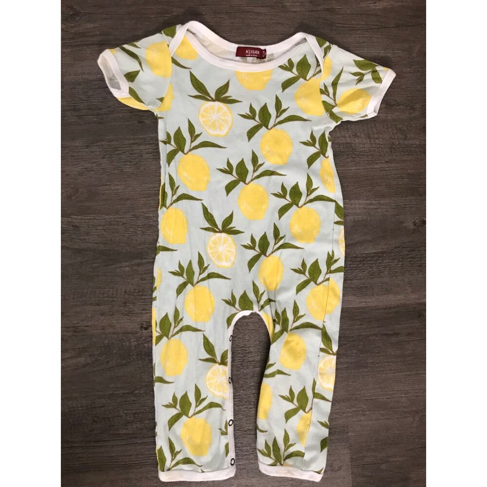 Milkbarn Organic Corton Lemons Romoer Size 12-18mo
